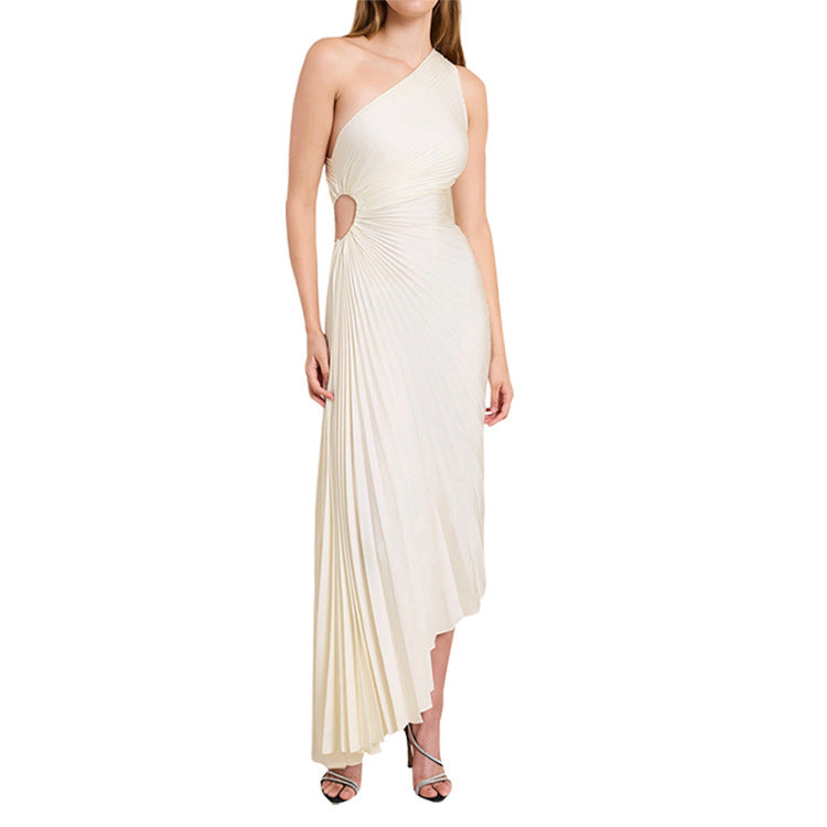 Zerina - Pleated Elegance Dress