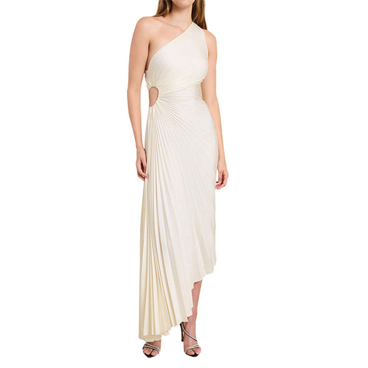 Zerina - Pleated Elegance Dress