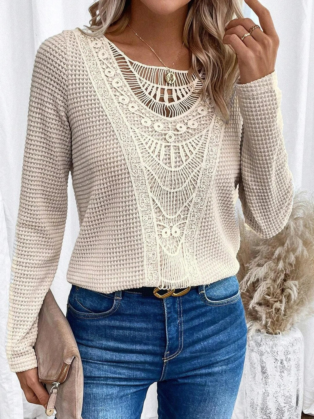 Nyra - Boho Lace Top