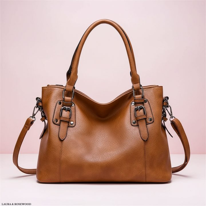 Gwyneth - Buckled Tote Handbag
