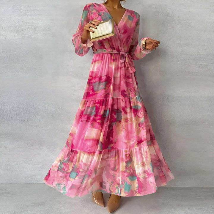 Kalyra - Floral Wrap Dress