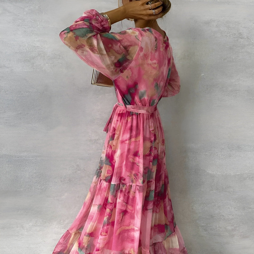 Kalyra - Floral Wrap Dress