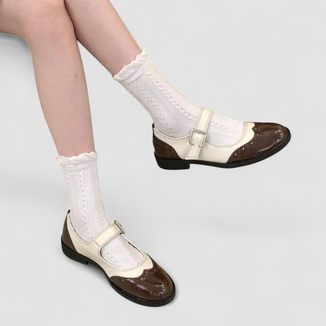 Pheobe - Retro Oxford Shoes