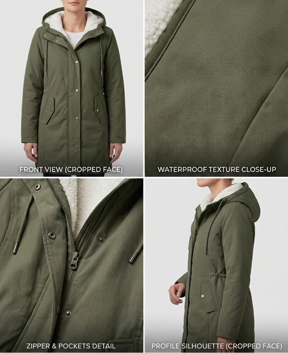 Women’s Cozy Hooded Winter Coat