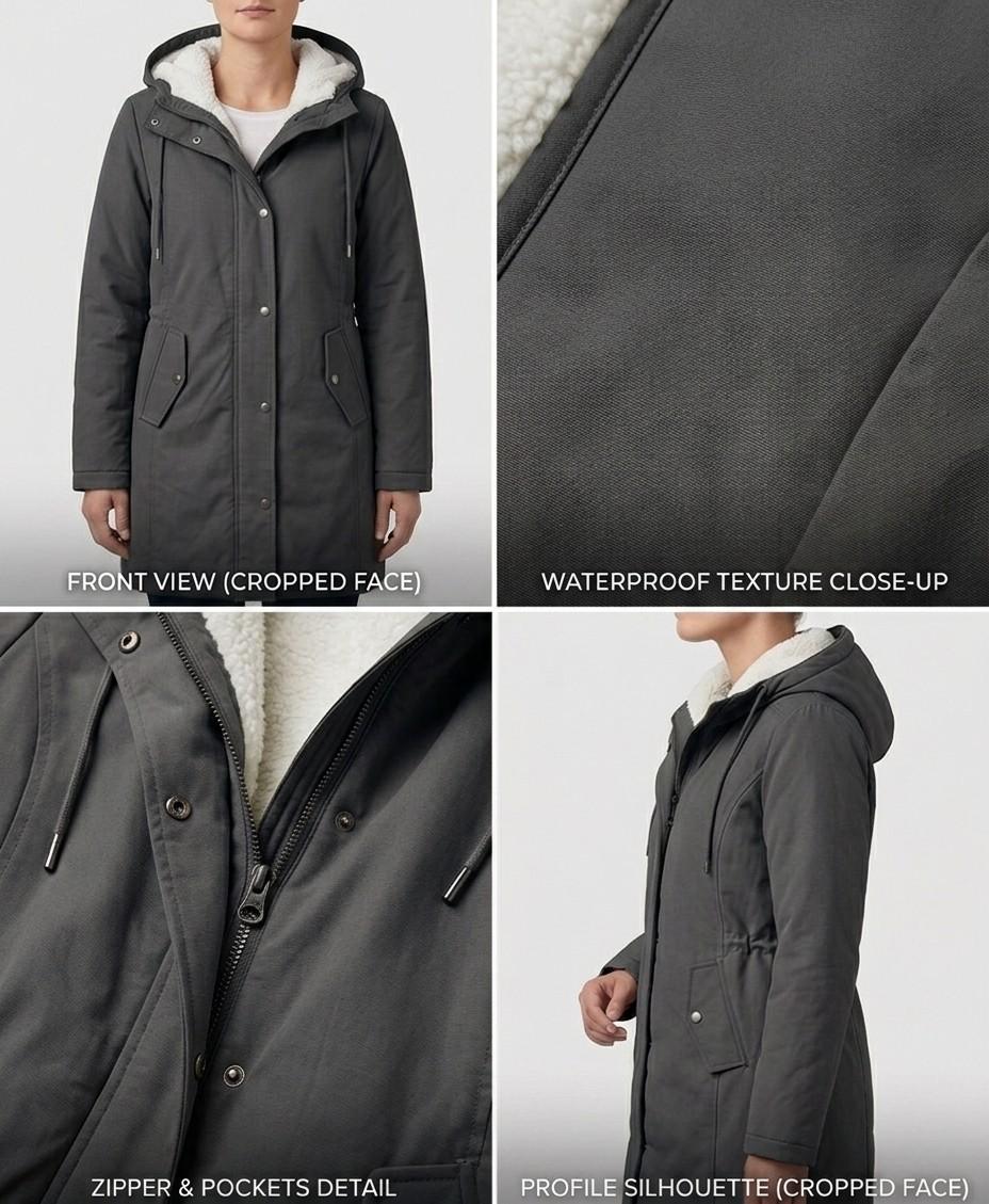 Women’s Cozy Hooded Winter Coat