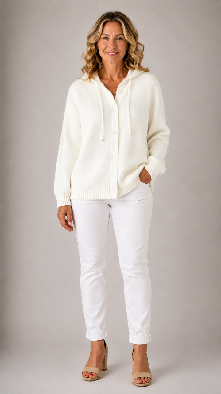Women’s Cozy Hooded Knit Cardigan