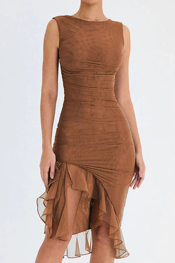Elowen - Ruffle Hem Dress