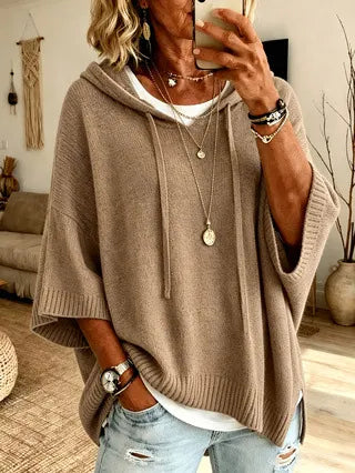 Women’s Sleeve Drawstring Casual Hoodie