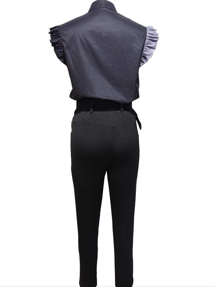 Florabel - Stylish Ruffle-Sleeve Set