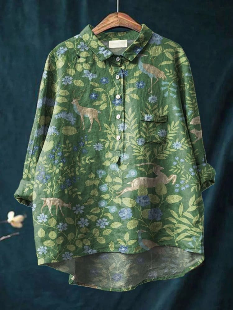 Anwen - Enchanted Printed Blouse