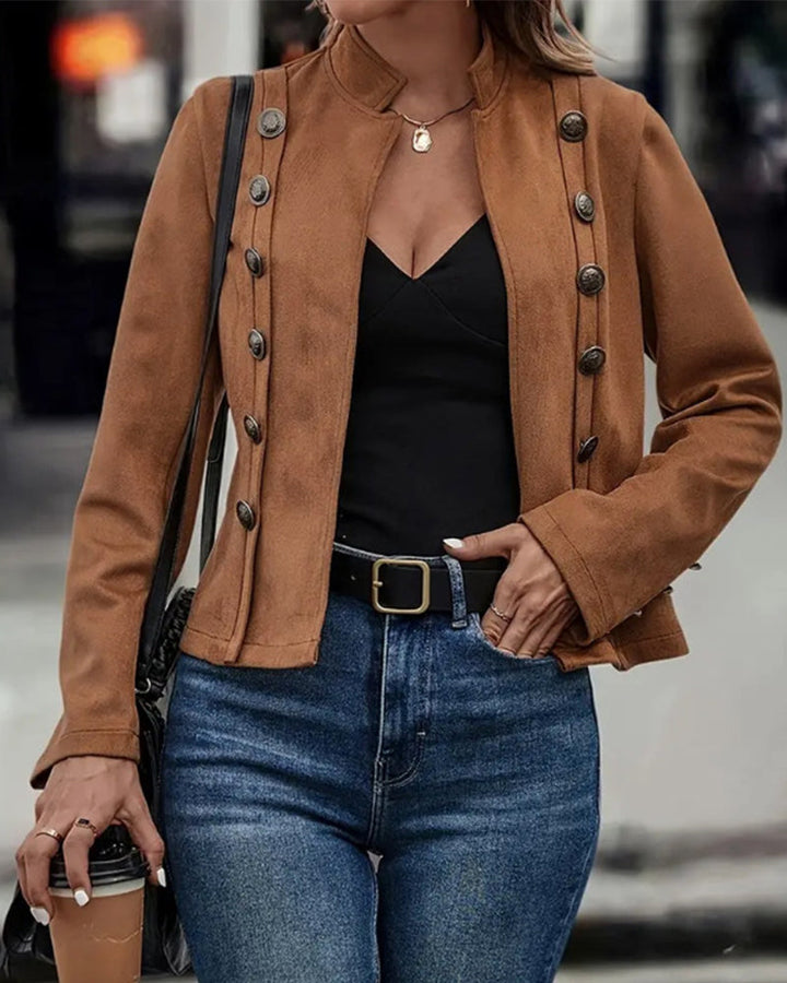 Judie – Tailored Button Jacket