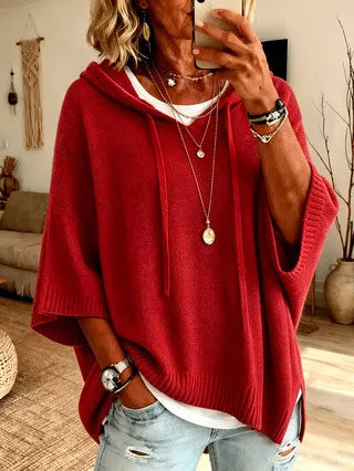 Women’s Sleeve Drawstring Casual Hoodie