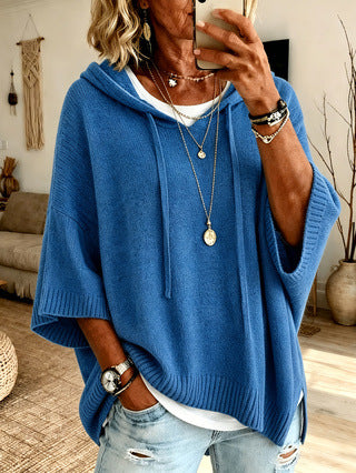 Women’s Sleeve Drawstring Casual Hoodie