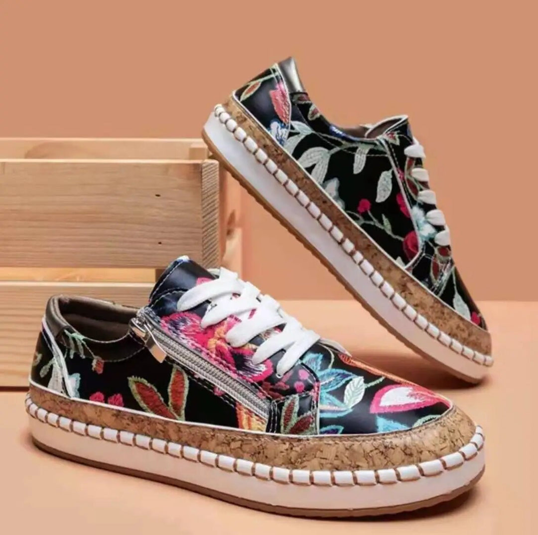 Avery - Stylish Botanical Shoes