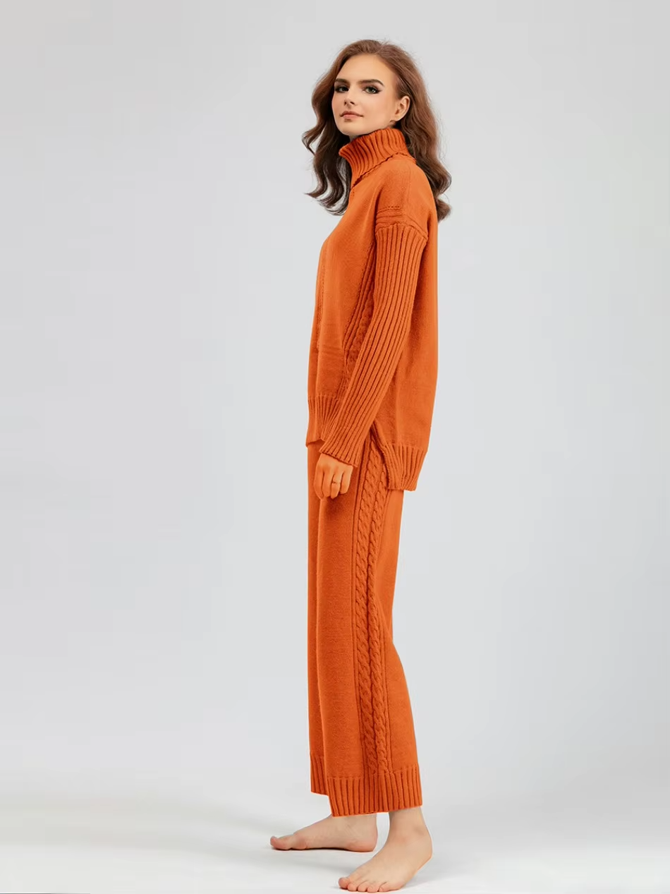 Adriana - Cozy Turtleneck Set