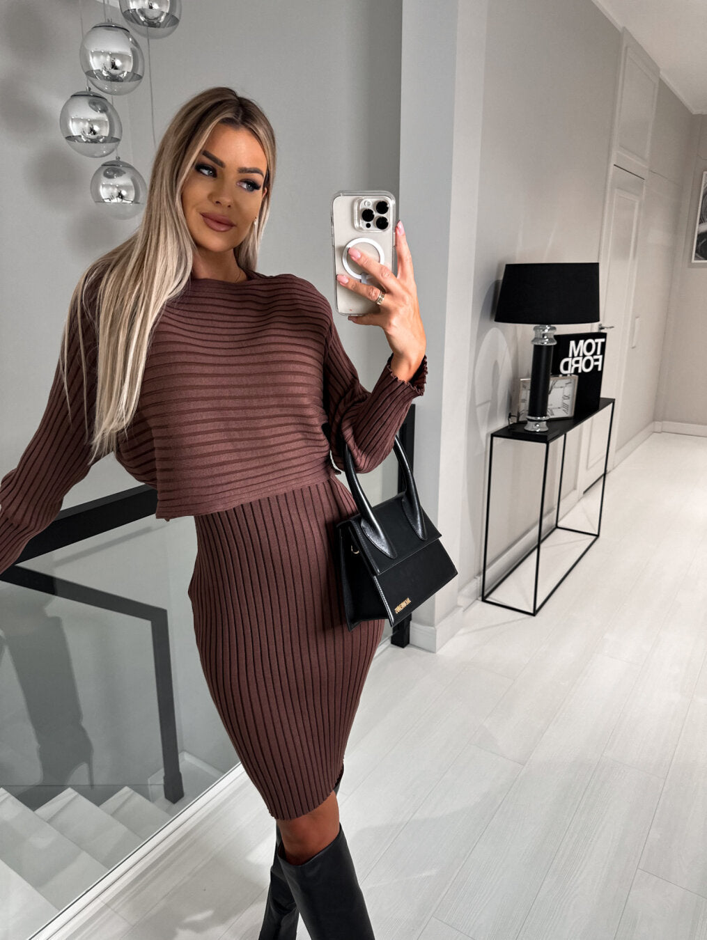 Velora - Sweater Dress Set