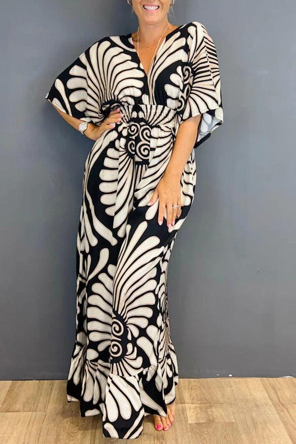 Coraline - Classy Printed Jumpsuit