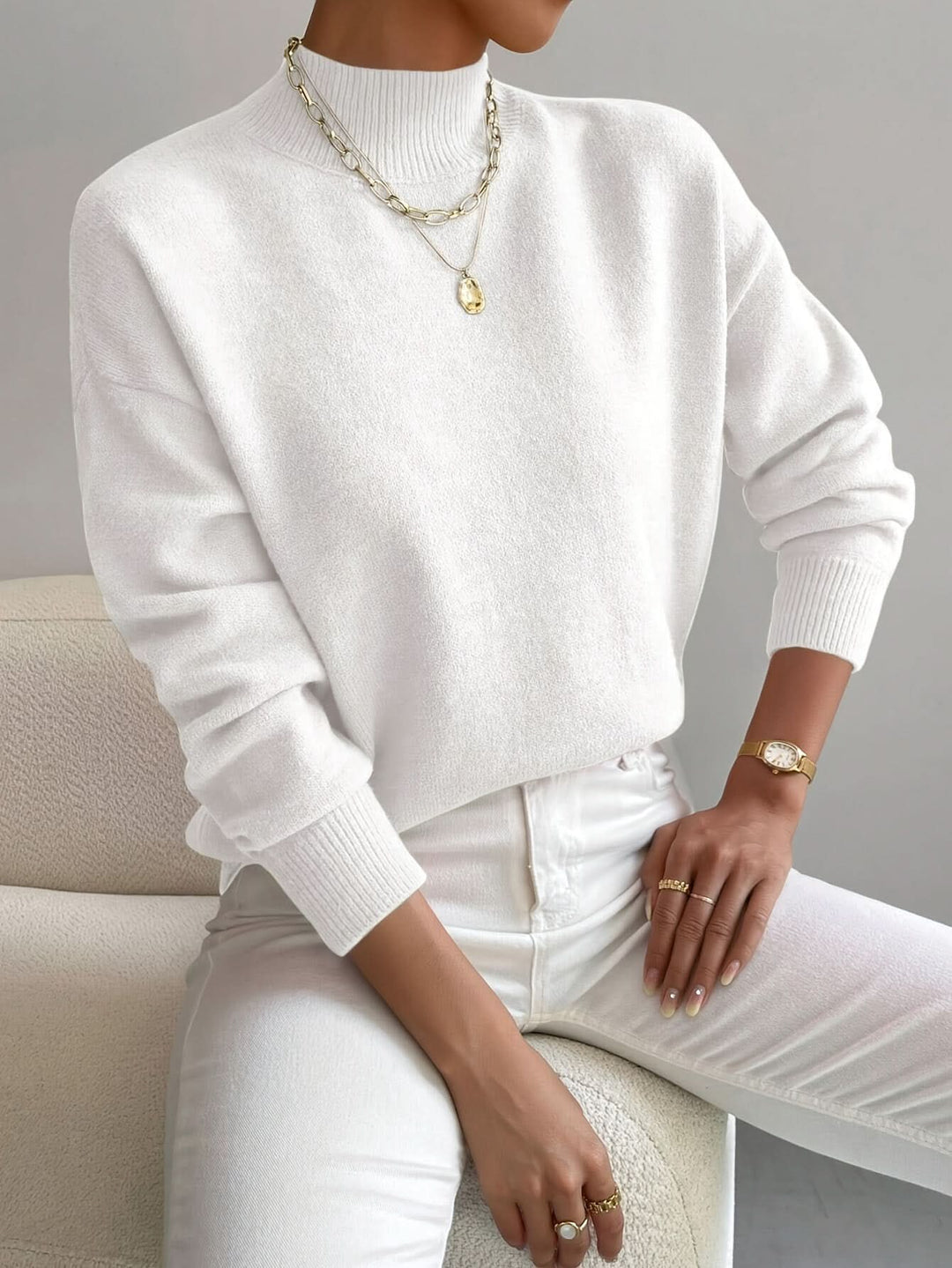 Women’s Soft Feel Everyday Roll Neck Jumper