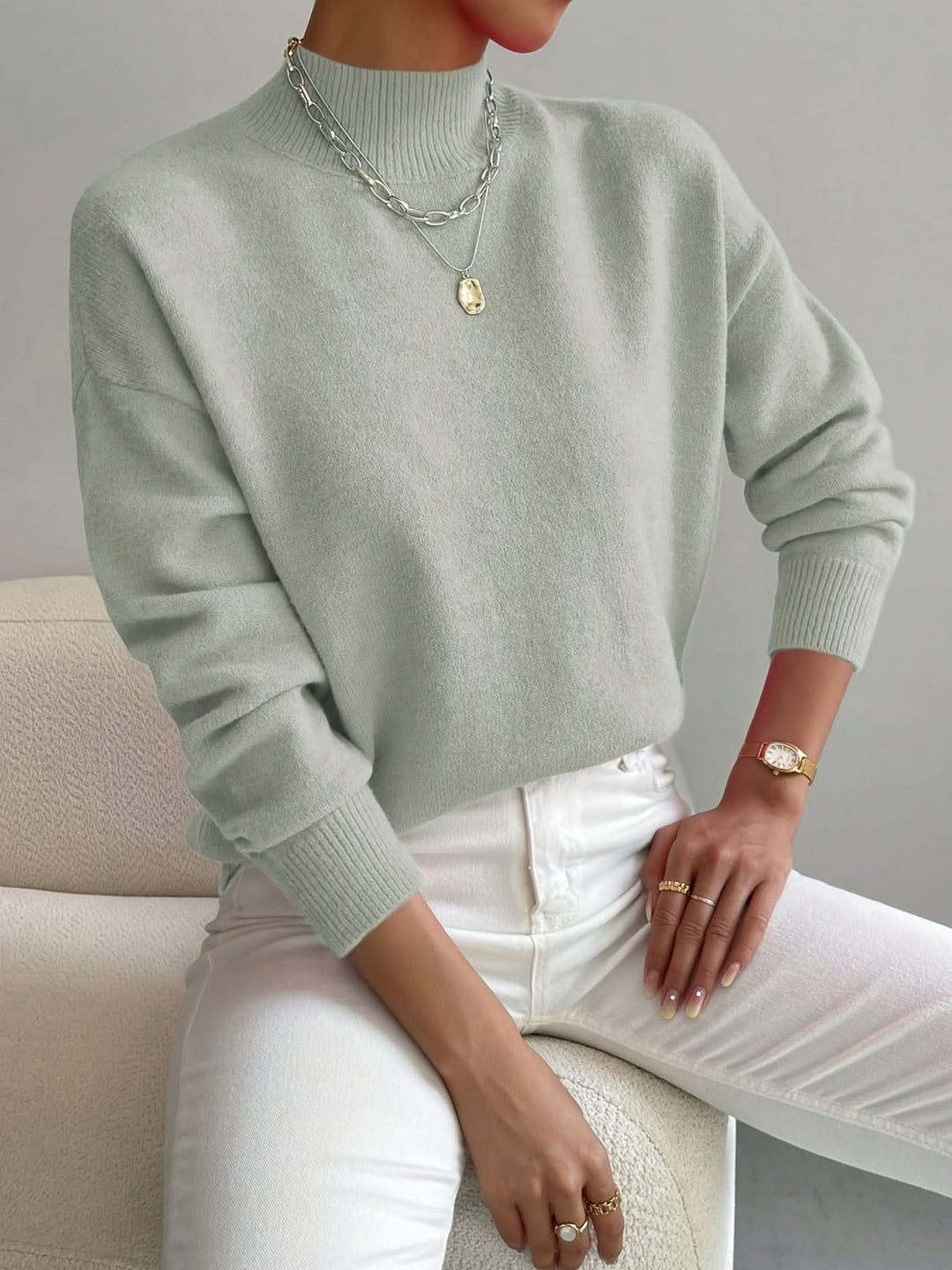 Women’s Soft Feel Everyday Roll Neck Jumper