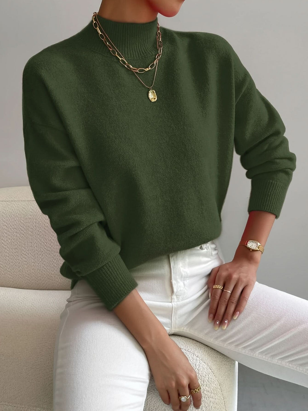 Women’s Soft Feel Everyday Roll Neck Jumper