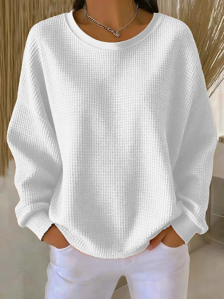 Women’s Cozy Waffle Knit Jumper