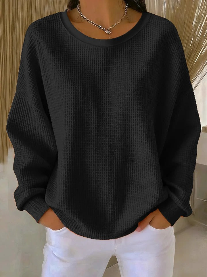Women’s Cozy Waffle Knit Jumper