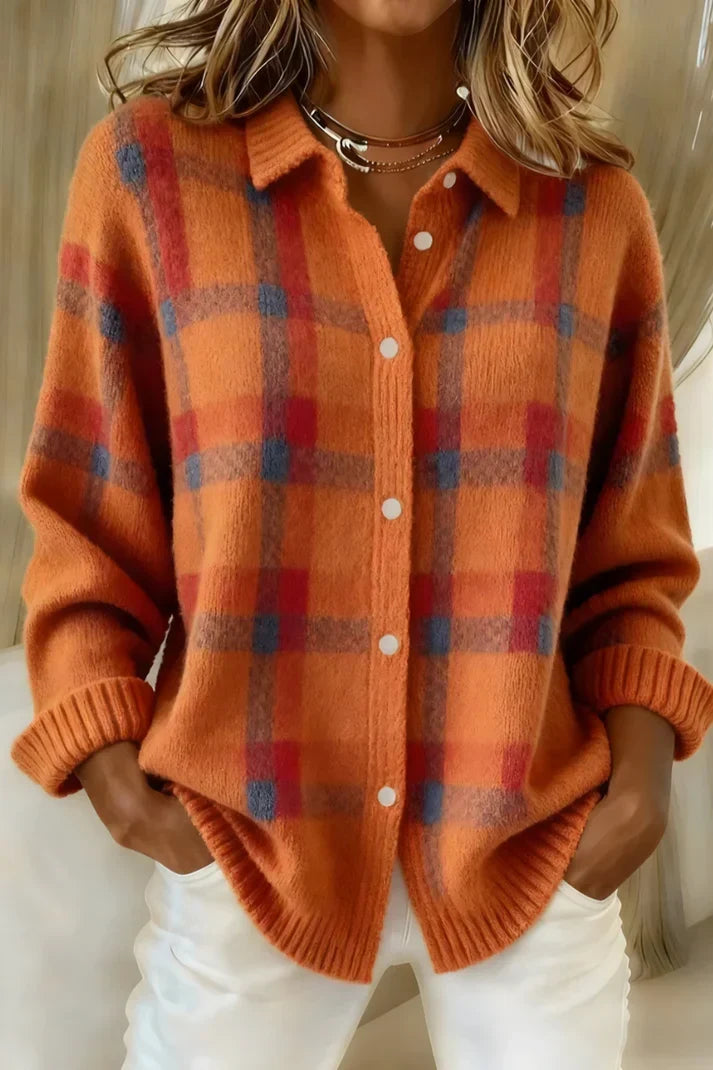 Lendie - Timeless Check Printed Long Sleeve