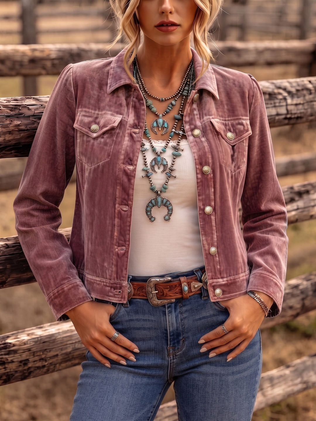 Women’s Boho Vintage-Inspired Jacket