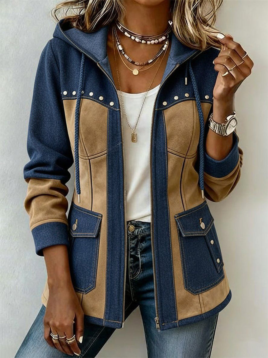 Women’s Classic Western Inspired Two Tone Jacket
