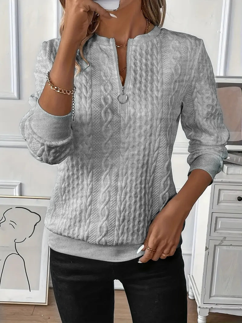 Clara - Zipped Stylish Sweater