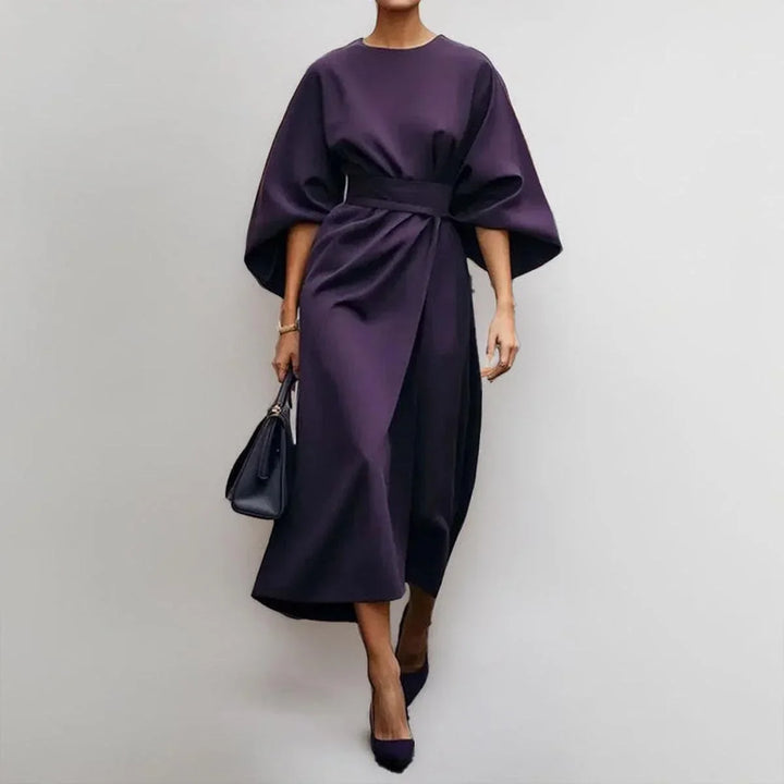 Marisca - Minimalist Belted Luxe Dress