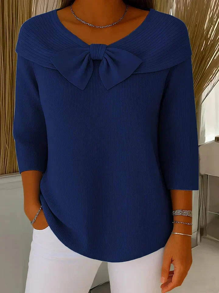 Women’s Elegant Bow Detail Knit Jumper