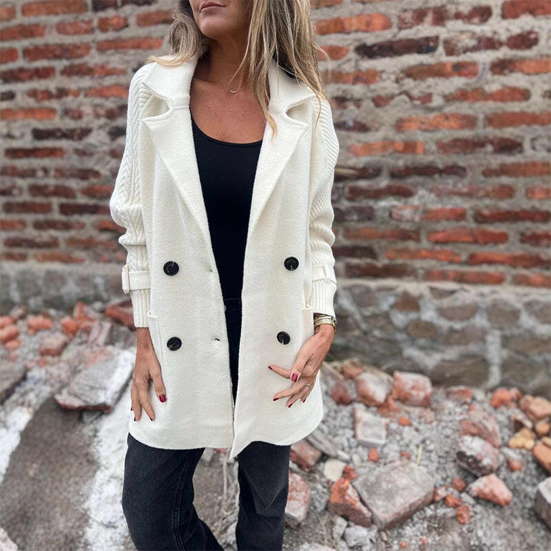 Women’s Classic Double-Breasted Coat