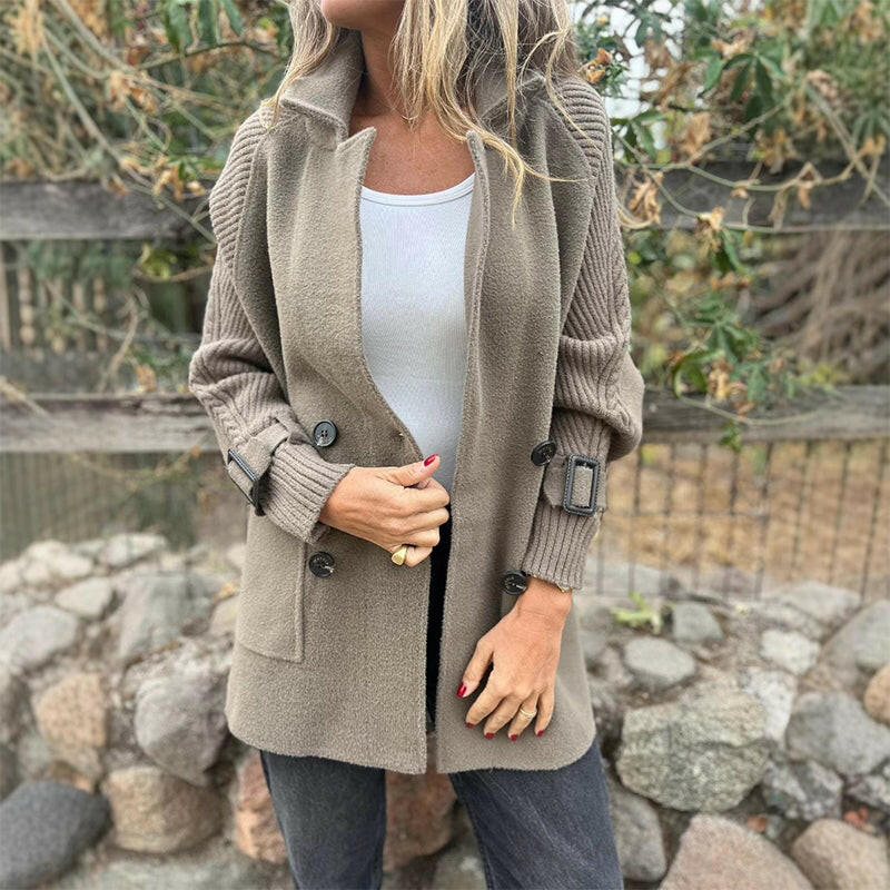 Women’s Classic Double-Breasted Coat