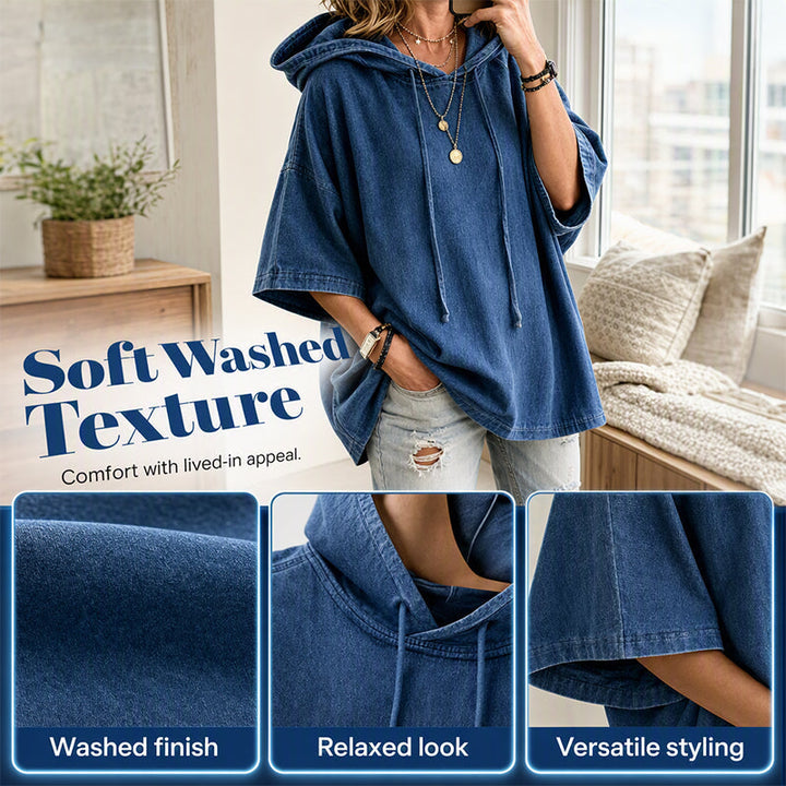Women’s Soft Feel Relaxed Fit Pullover Hoodie