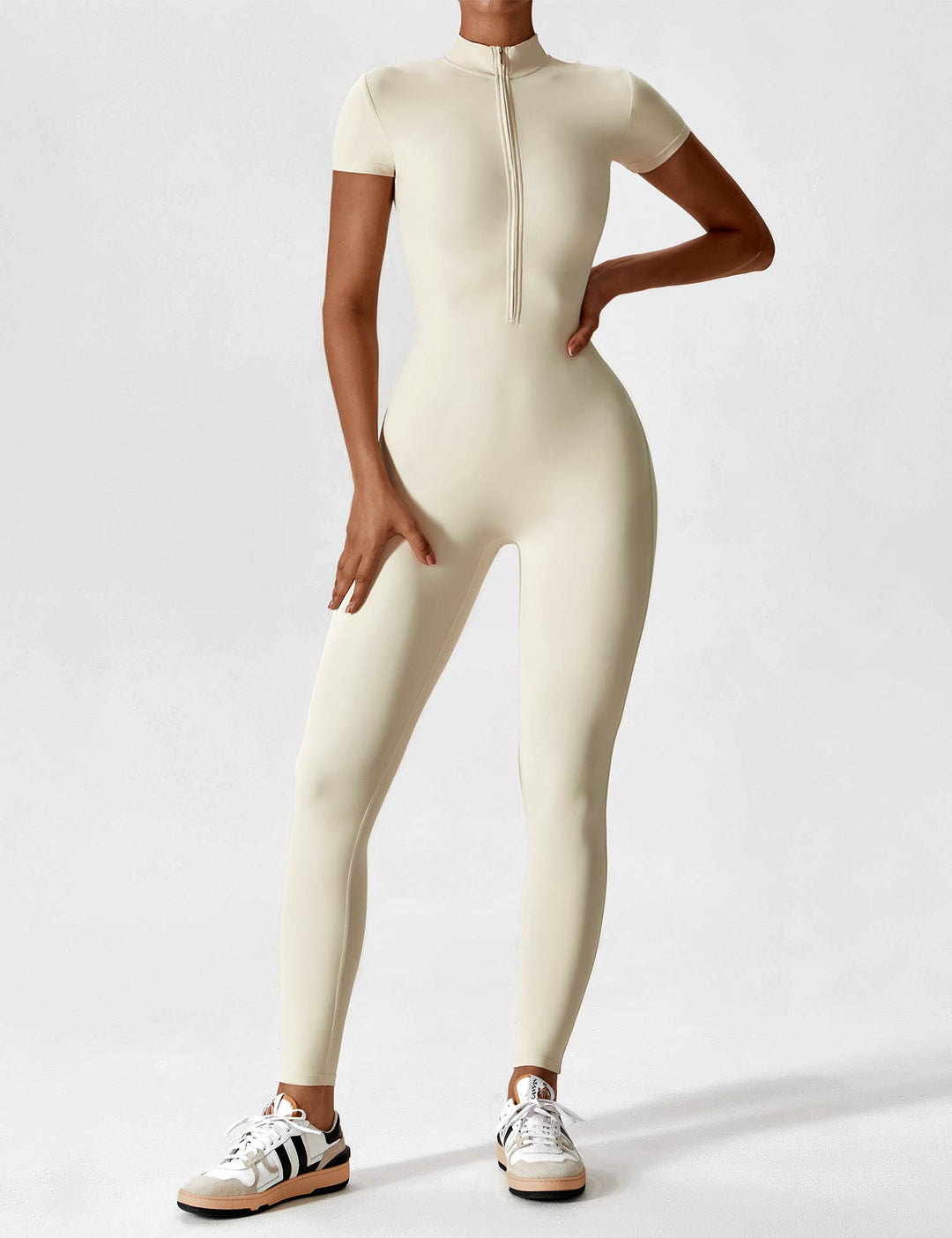 Anna -  Zipper Jumpsuit